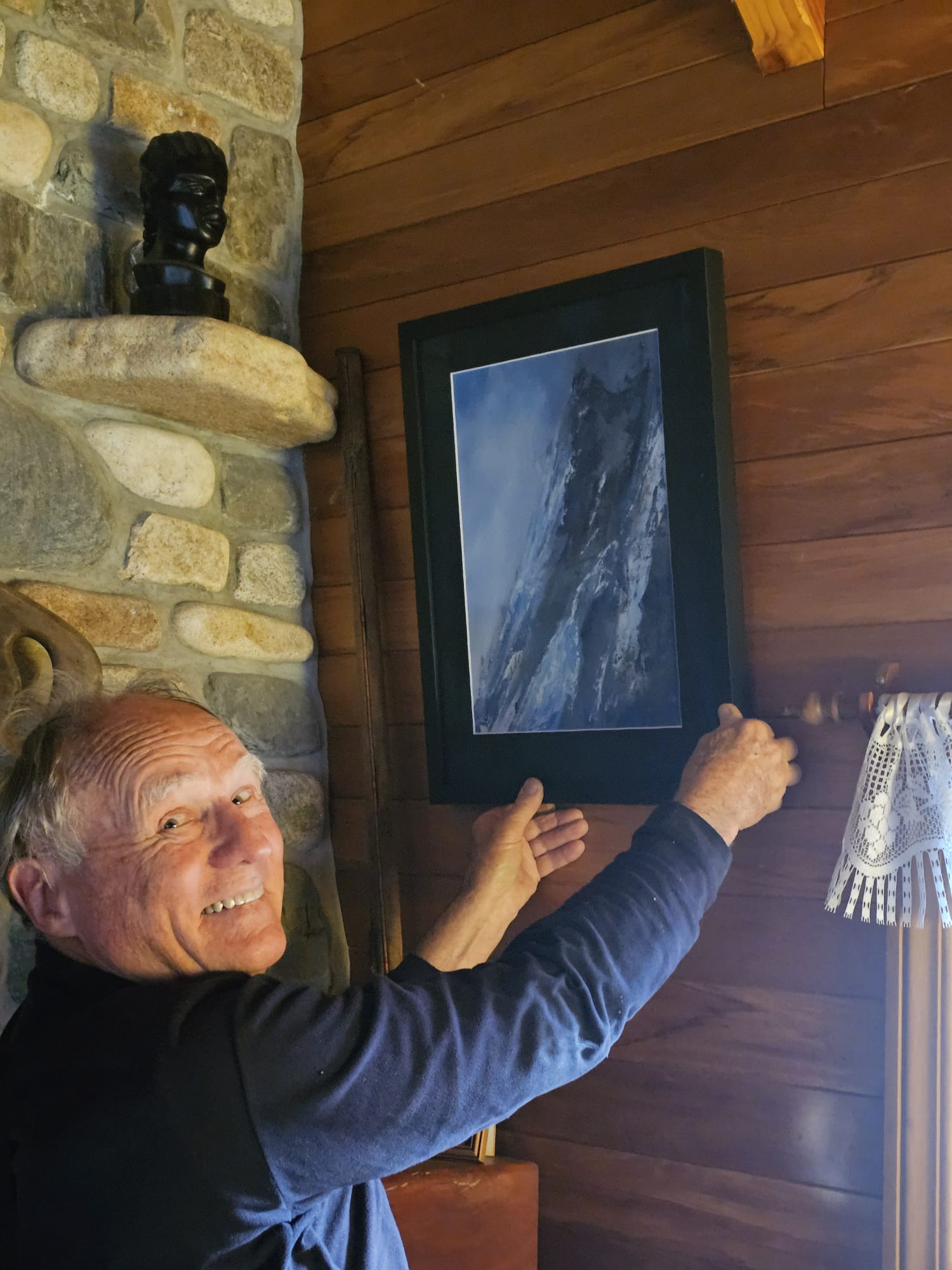When a Mountain Painting Becomes Part of the Story - Bill Rainey