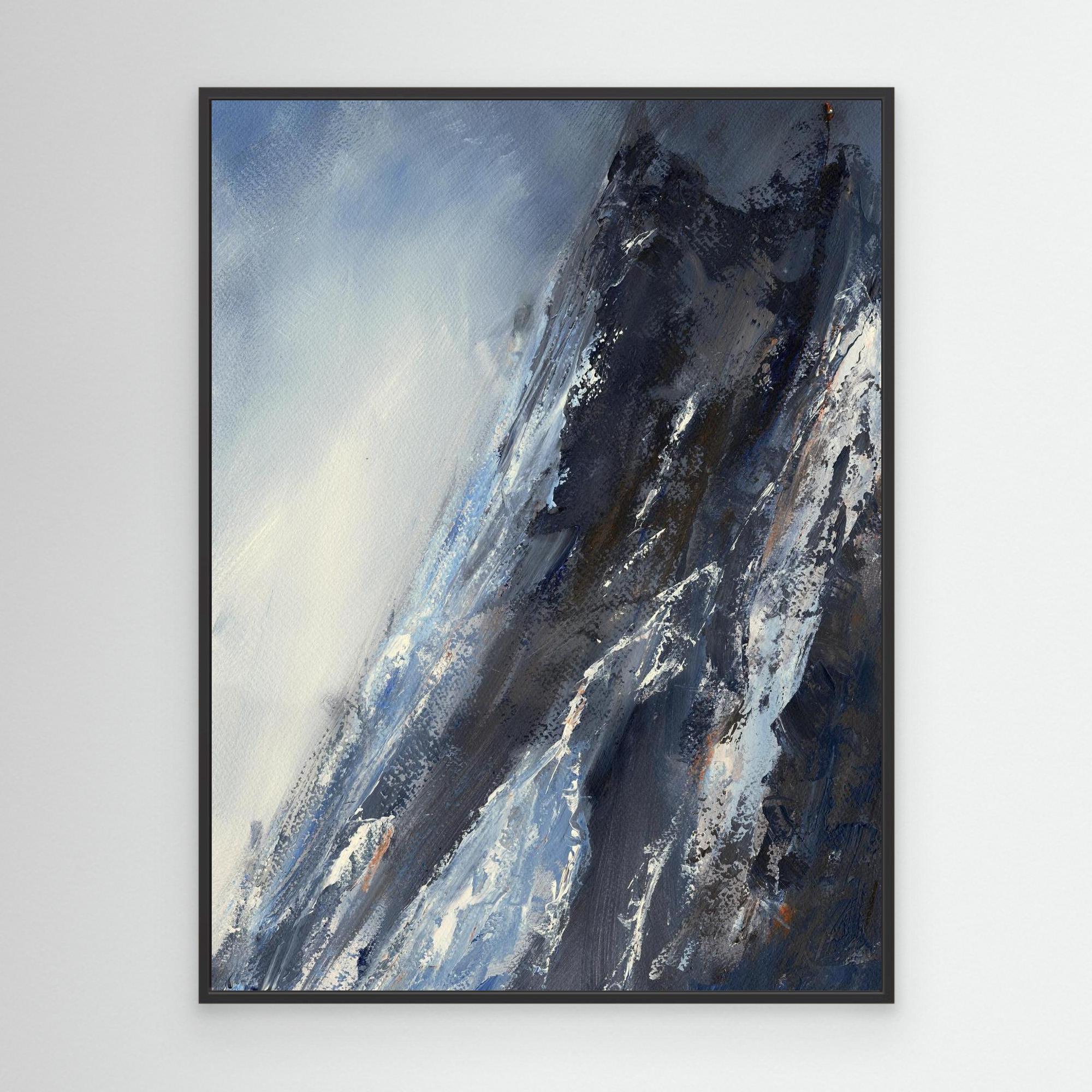 The "T.V" Slab - New Zealand Southern Alps - Printumo